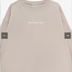 SEE THE WAY I SEE oversized crew neck